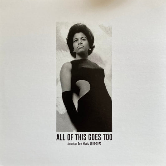 Back cover of All Of This Goes Too Vol. 2, double LP compilation with gold foil embossing.