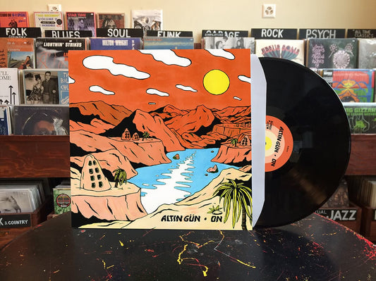 Altin Gün – On LP reissue on black vinyl. Dutch-Turkish band fusing 1970s Anatolian rock with psychedelic funk and folk on Les Disques Bongo Joe.