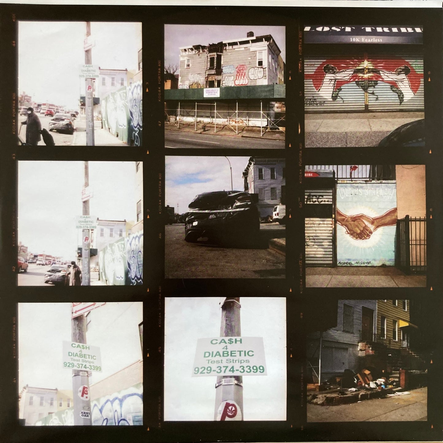 Vinyl sleeve for We Buy Diabetic Test Strips by Armand Hammer