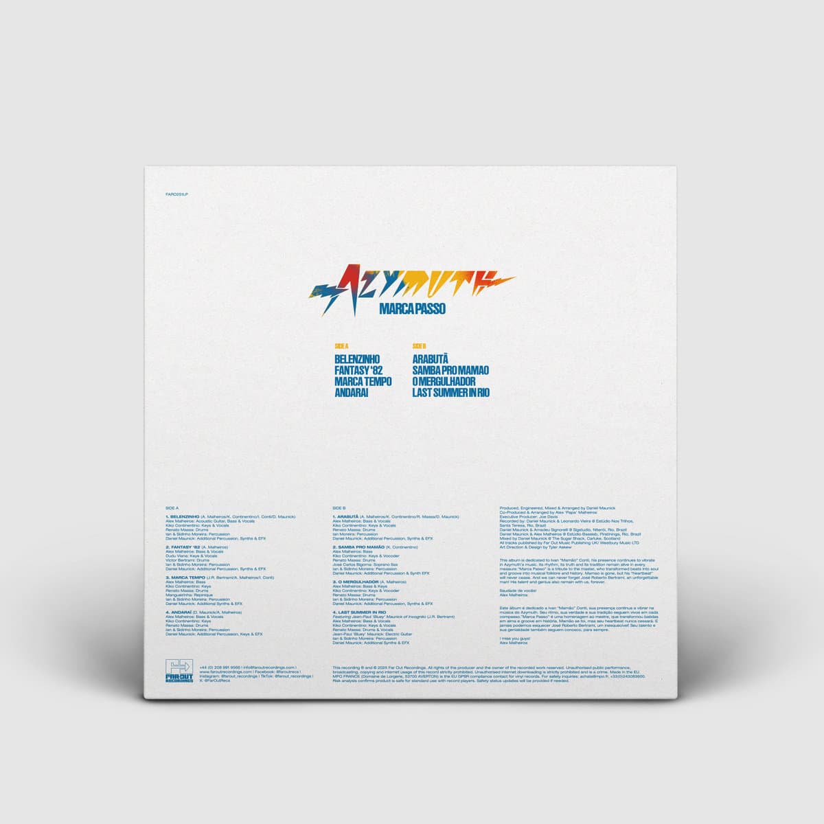 Azymuth - Marca Passo (Blue Vinyl)