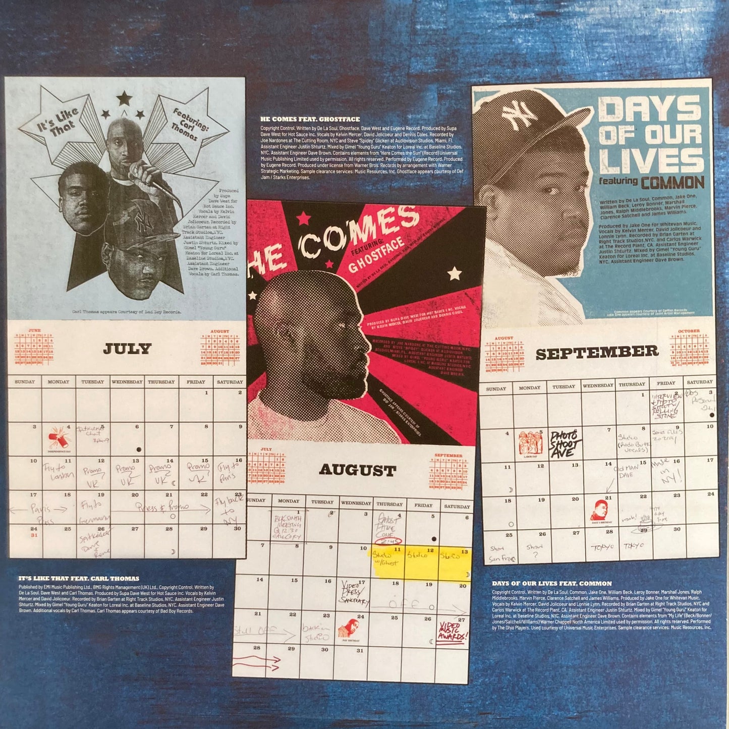 Vinyl sleeve of De La Soul’s The Grind Date, 2LP, 2020 repress
