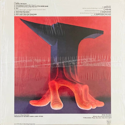 Back cover of Black Smith LP showing tracklist and liner notes