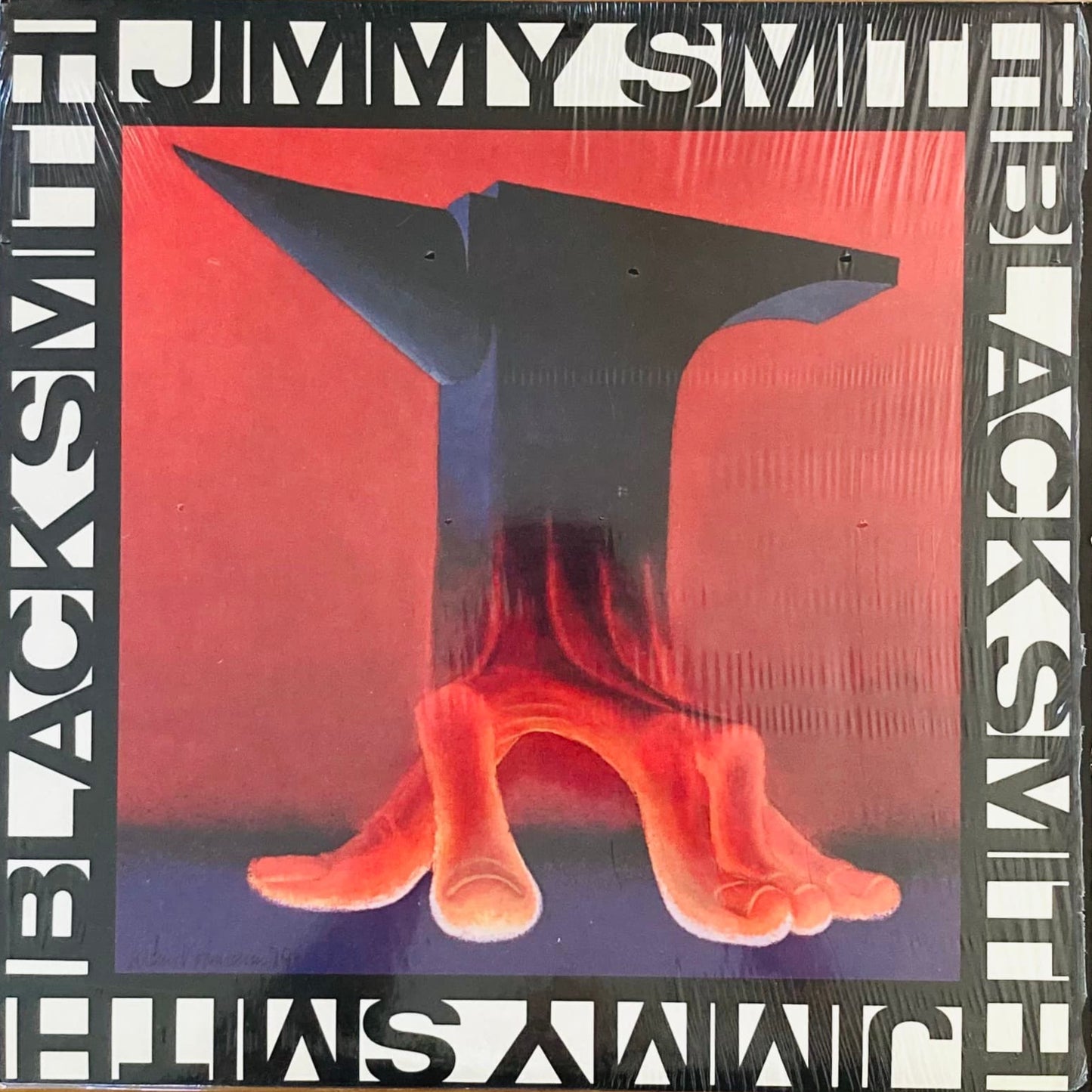 Front cover of Jimmy Smith – Black Smith, 2006 reissue on Pride Records