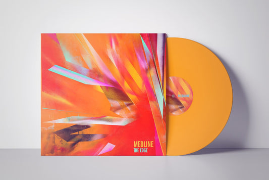 Medline – The Edge LP on limited edition Orange Apricot vinyl. Jazz-funk, library, and cinematic grooves.