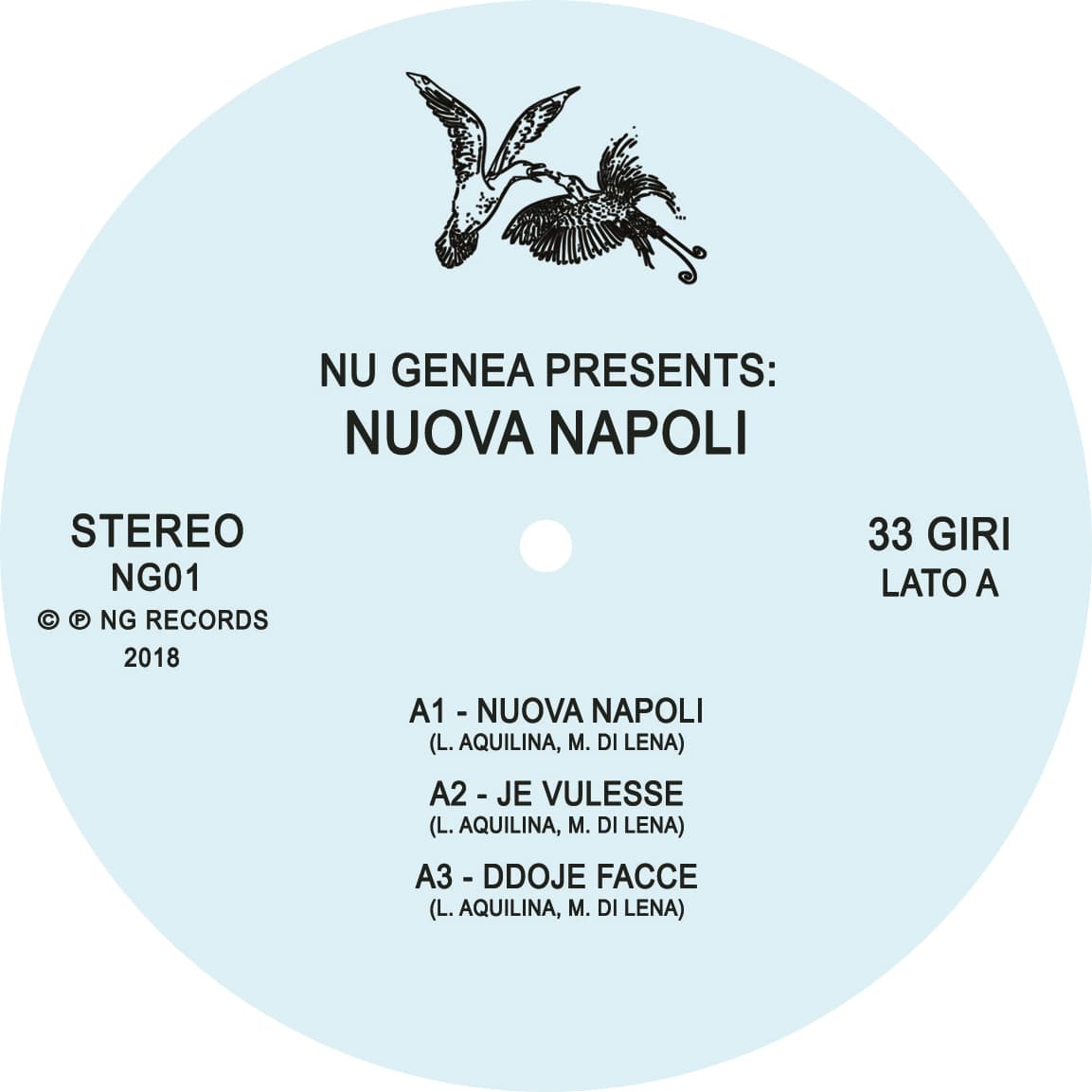 Nu Genea – Nuova Napoli LP reissue in tip-on sleeve; Mediterranean funk meets Neapolitan disco and boogie in a sun-drenched modern classic.