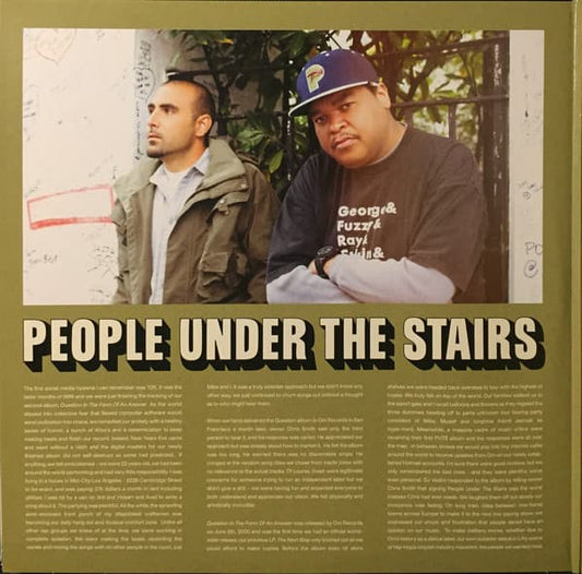 Liner notes for People Under the Stairs – O.S.T. double vinyl reissue