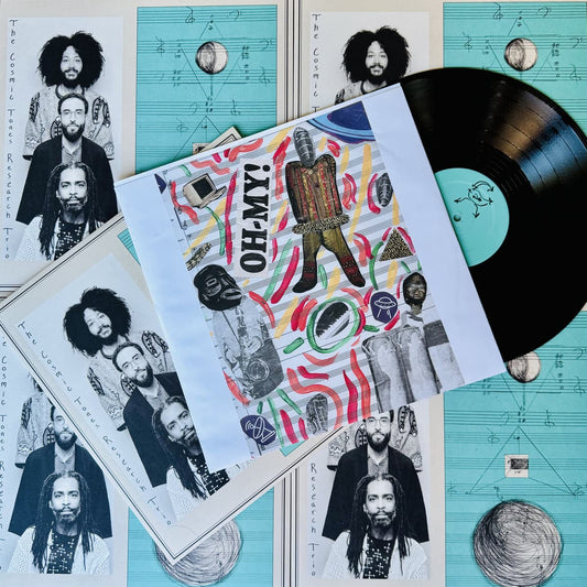 Vinyl and cover art for Cosmic Tones Research Trio