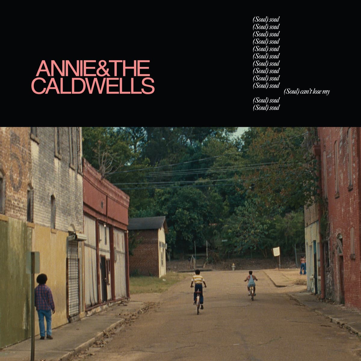 Album cover with 'Annie & The Caldwells' title and children playing on a street.