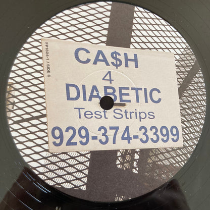 Vinyl label for We Buy Diabetic Test Strips by Armand Hammer