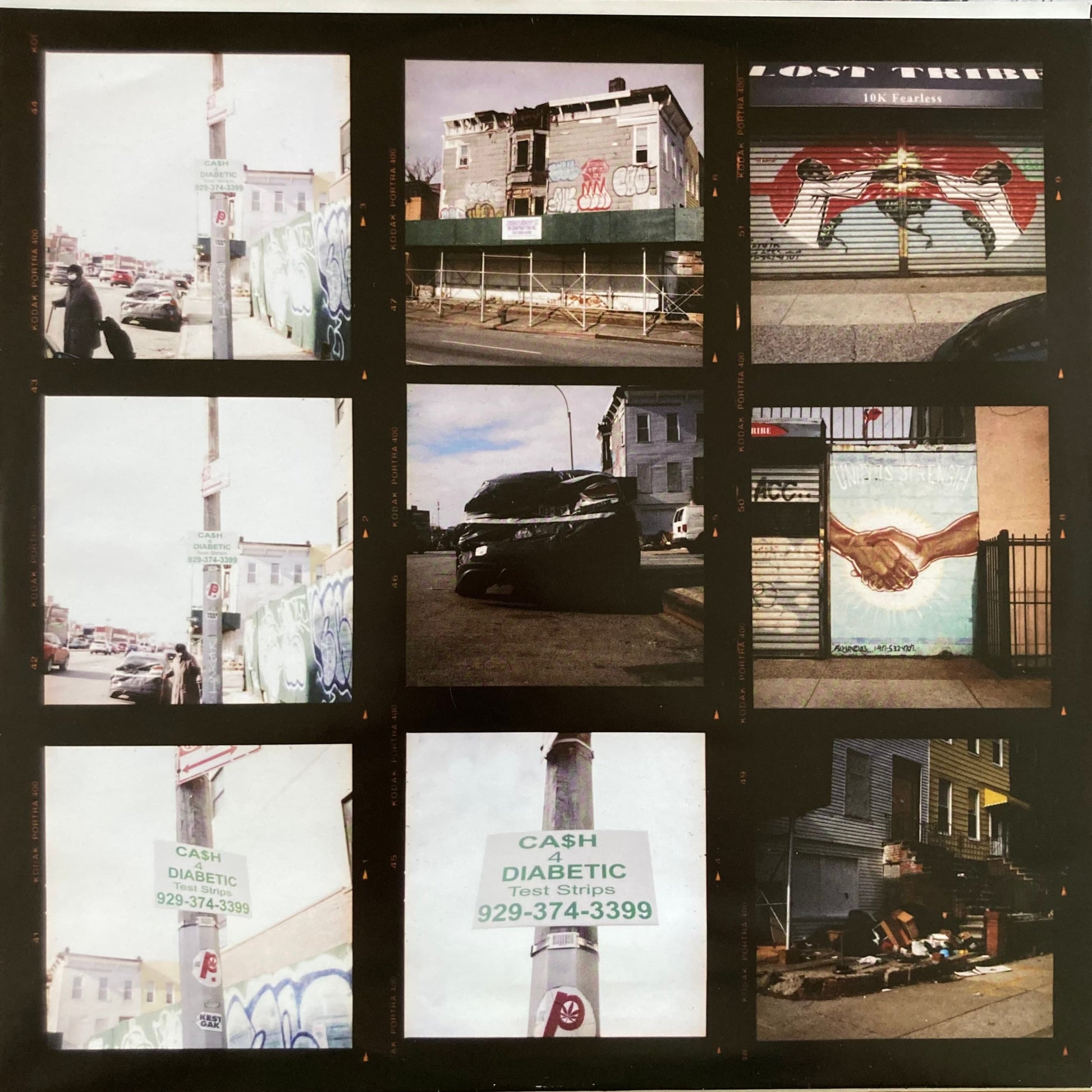 Vinyl sleeve for We Buy Diabetic Test Strips by Armand Hammer