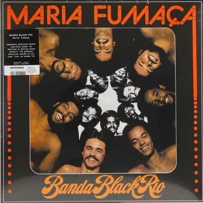 Album cover of 'Maria Fumaça' by Banda Black Rio with a circular arrangement of faces.