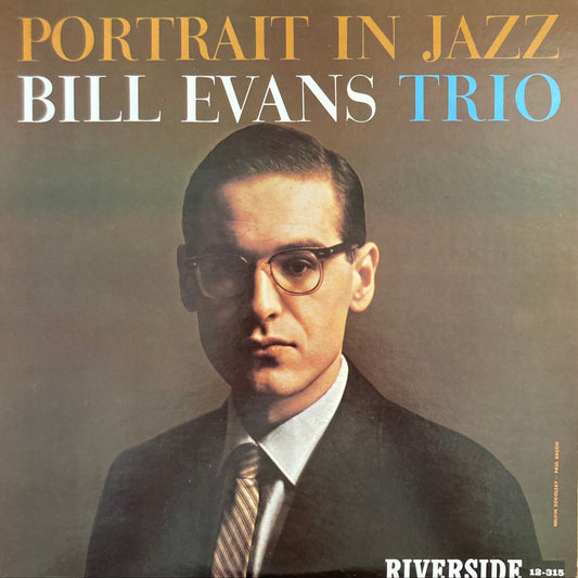 Front cover of Bill Evans – Portrait in Jazz, 1976 Japanese reissue on Riverside Records