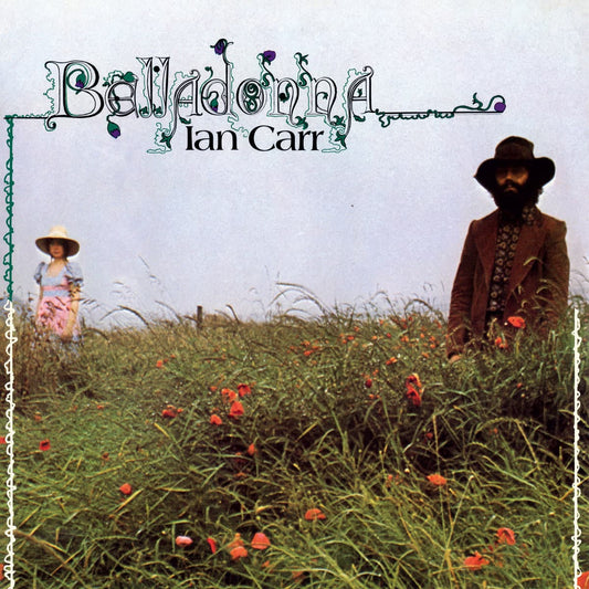 Album cover with two people in a field of flowers and the text 'Balladona' and 'Ian Carr'.