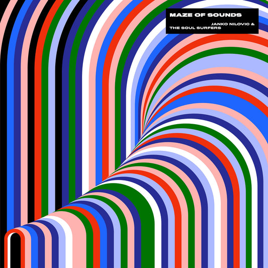 Maze of Sounds LP by Janko Nilovic & The Soul Surfers – cinematic jazz-funk and raw deep groove on repress vinyl from Broc Recordz.