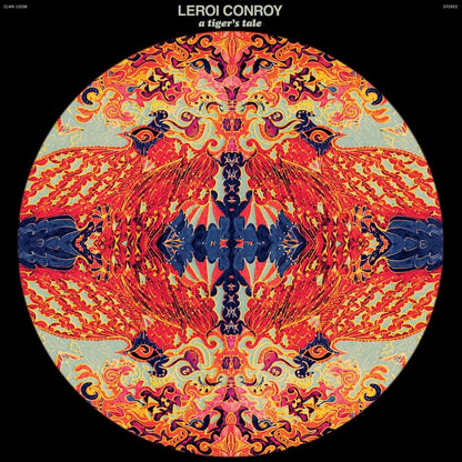 Cover art for Leroi Conroy - A Tiger's Tale  featuring a kaleidoscopic design and old fashioned text