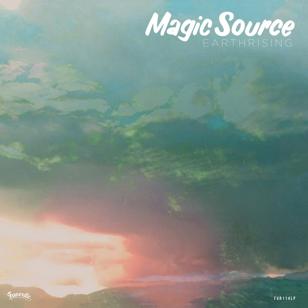 Album cover with 'Magic Source' and 'Earthrising' text over a nature-themed design.