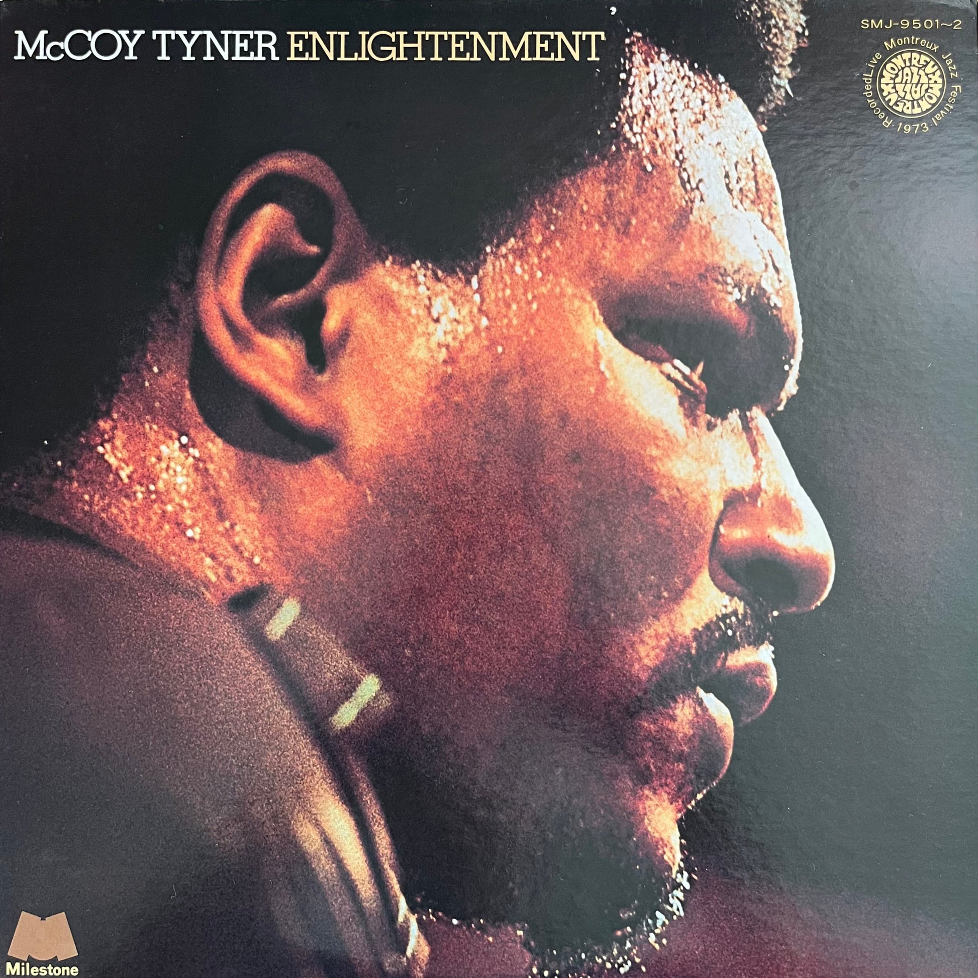 Front cover of McCoy Tyner – Enlightenment Japanese 2xLP promo pressing (1974, Milestone)