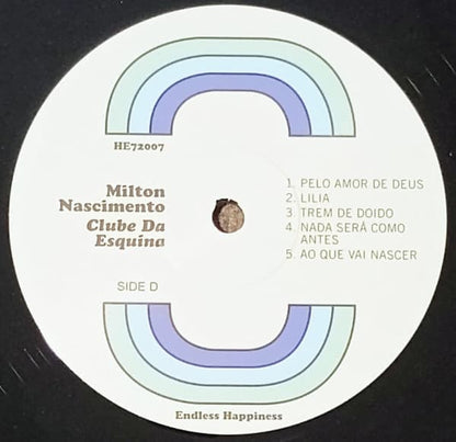 Vinyl label, Side D, of Milton Nascimento & Lô Borges – Clube Da Esquina, 2024 Endless Happiness reissue