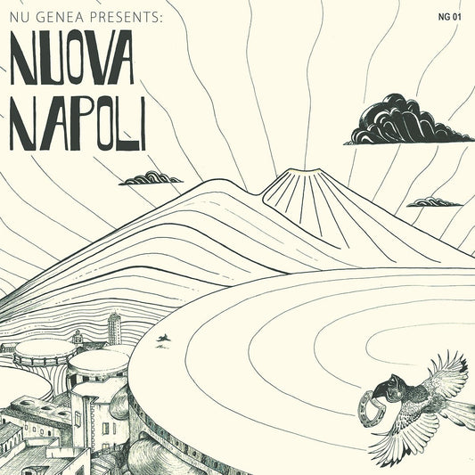 Nu Genea – Nuova Napoli LP reissue in tip-on sleeve; Mediterranean funk meets Neapolitan disco and boogie in a sun-drenched modern classic.