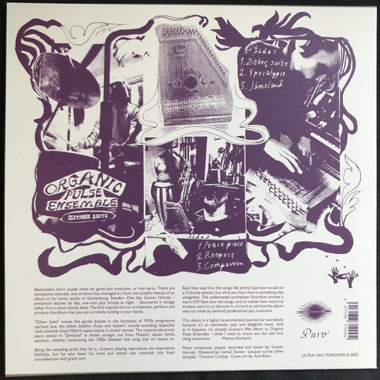 Back cover art for Organic Pulse Ensemble - Zither Suite 