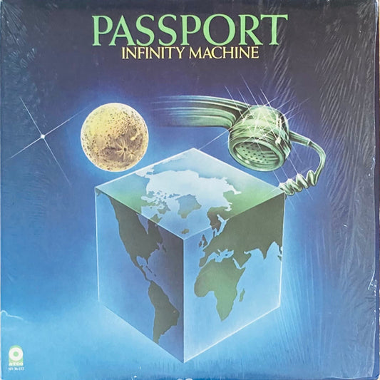 Front cover of Passport – Infinity Machine 1976 US LP with original shrink wrap