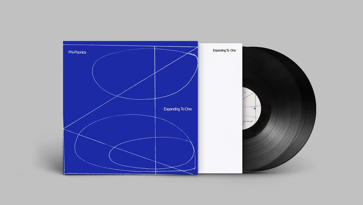 Vinyl and cover art for Phi-Sonics - Expanding To One