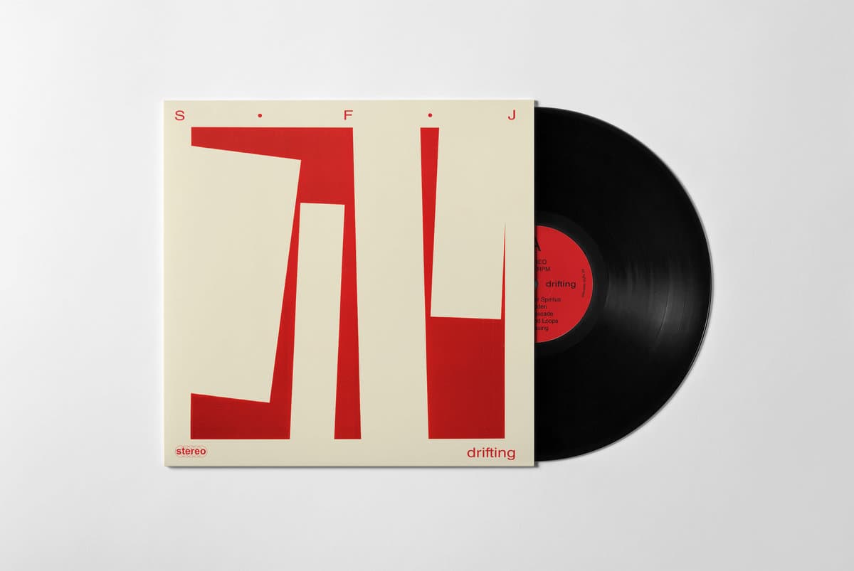 Back cover sleeve and vinyl for SFJ - Drifting