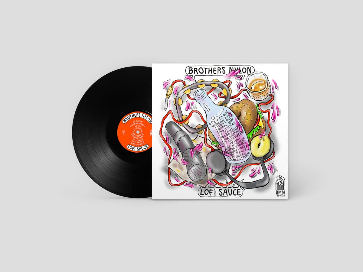 Vinyl and back cover sleeve for The Brothers Nylon - Lofi Sauce