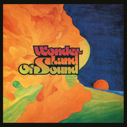 Album cover with 'Wonderland of Sound' text against a colorful abstract background