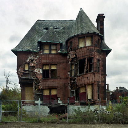 Hiding Places LP reissue by billy woods & Kenny Segal on black vinyl. 2024 pressing with restored crumbling-house cover art and gatefold jacket.